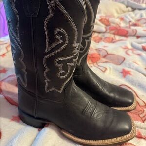 Kids Black Cowboy Boots